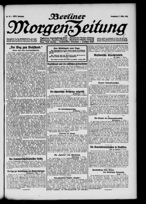 Berliner Morgen-Zeitung vom 07.03.1914