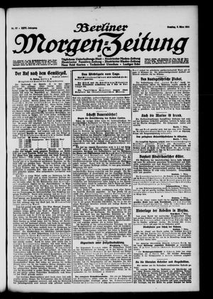 Berliner Morgen-Zeitung vom 08.03.1914