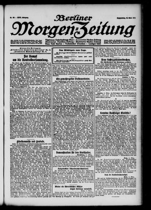 Berliner Morgen-Zeitung vom 12.03.1914