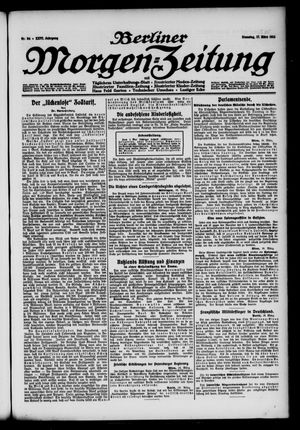 Berliner Morgen-Zeitung vom 17.03.1914