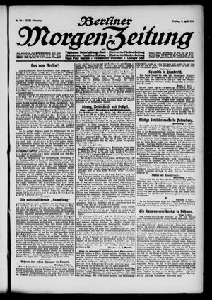 Berliner Morgen-Zeitung vom 03.04.1914