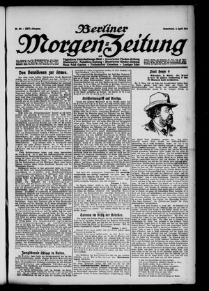 Berliner Morgen-Zeitung on Apr 4, 1914