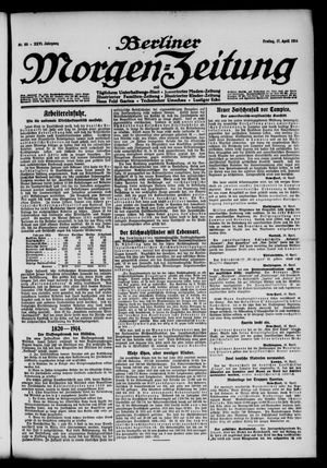 Berliner Morgen-Zeitung vom 17.04.1914