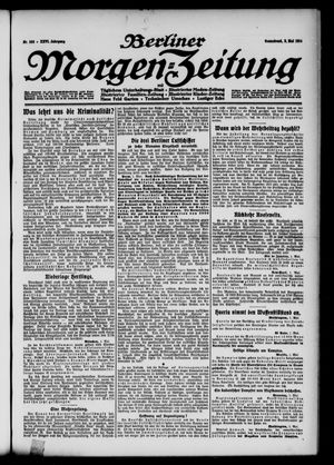 Berliner Morgen-Zeitung vom 02.05.1914