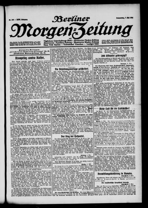 Berliner Morgen-Zeitung vom 07.05.1914