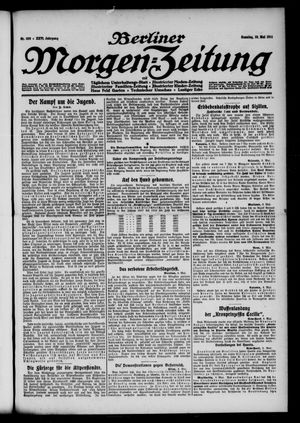 Berliner Morgen-Zeitung vom 10.05.1914