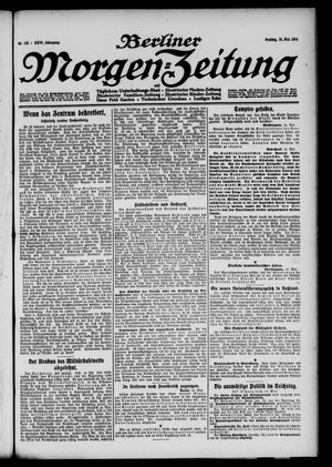 Berliner Morgen-Zeitung vom 15.05.1914