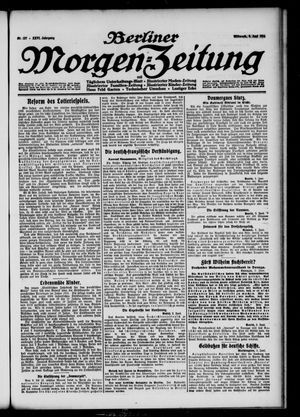 Berliner Morgen-Zeitung vom 03.06.1914