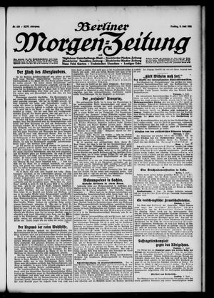 Berliner Morgen-Zeitung vom 05.06.1914