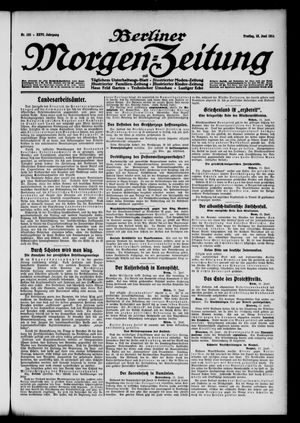 Berliner Morgen-Zeitung vom 12.06.1914
