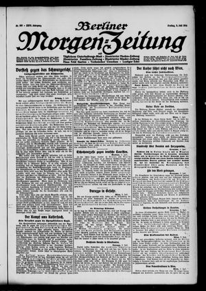 Berliner Morgen-Zeitung vom 03.07.1914