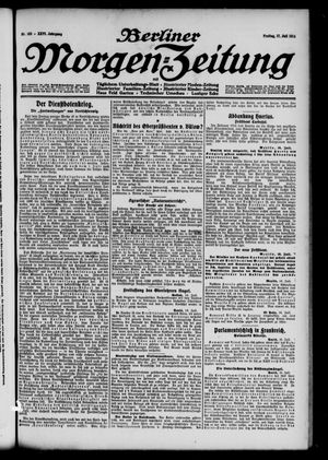 Berliner Morgen-Zeitung vom 17.07.1914