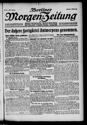 Berliner Morgen-Zeitung vom 06.10.1914
