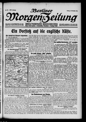Berliner Morgen-Zeitung vom 06.11.1914
