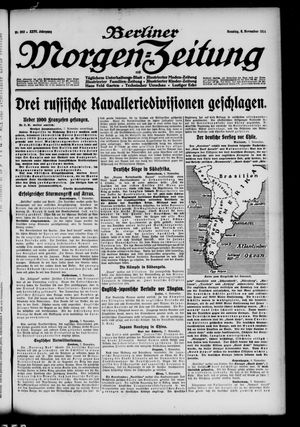 Berliner Morgen-Zeitung vom 08.11.1914