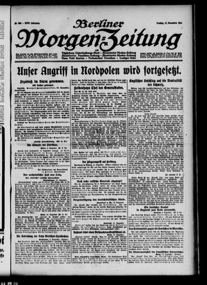 Berliner Morgen-Zeitung vom 11.12.1914