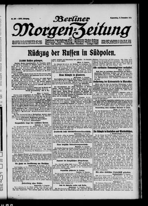 Berliner Morgen-Zeitung vom 17.12.1914