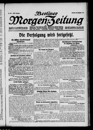 Berliner Morgen-Zeitung vom 20.12.1914