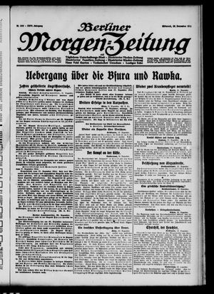 Berliner Morgen-Zeitung vom 23.12.1914