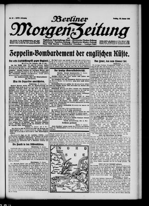Berliner Morgenzeitung vom 22.01.1915