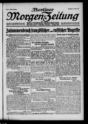 Berliner Morgenzeitung vom 06.03.1915