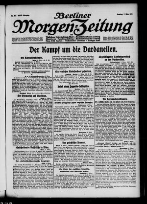 Berliner Morgen-Zeitung vom 07.03.1915