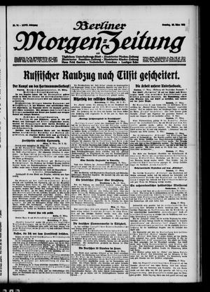 Berliner Morgenzeitung vom 28.03.1915