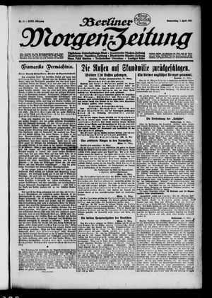 Berliner Morgenzeitung on Apr 1, 1915