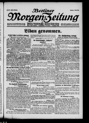Berliner Morgen-Zeitung vom 09.05.1915