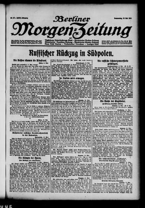 Berliner Morgen-Zeitung vom 13.05.1915