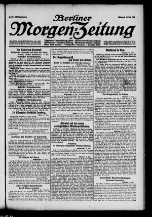 Berliner Morgen-Zeitung vom 19.05.1915