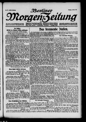 Berliner Morgen-Zeitung vom 21.05.1915