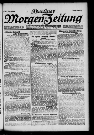 Berliner Morgen-Zeitung vom 28.05.1915