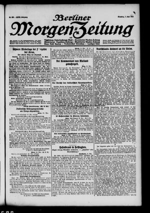 Berliner Morgen-Zeitung vom 01.06.1915