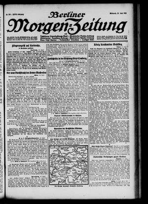 Berliner Morgen-Zeitung vom 16.06.1915