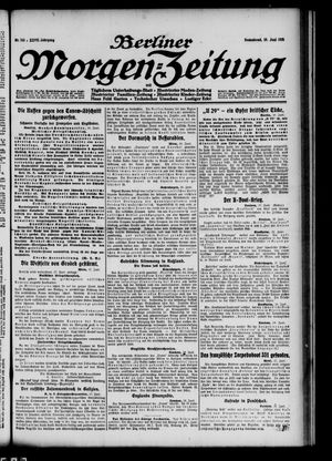 Berliner Morgen-Zeitung vom 19.06.1915