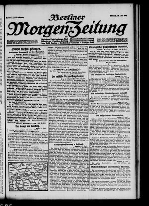 Berliner Morgen-Zeitung vom 23.06.1915