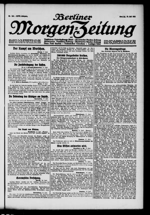 Berliner Morgen-Zeitung vom 18.07.1915