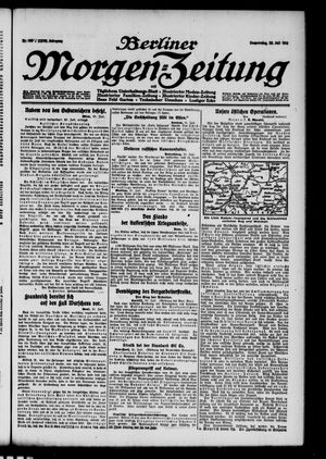 Berliner Morgen-Zeitung vom 22.07.1915