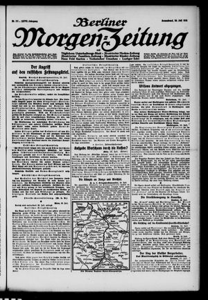 Berliner Morgen-Zeitung vom 24.07.1915