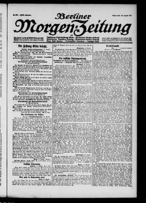 Berliner Morgen-Zeitung vom 28.08.1915