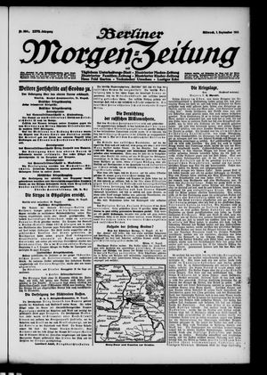Berliner Morgen-Zeitung vom 01.09.1915