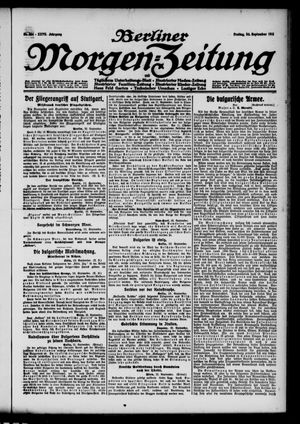 Berliner Morgen-Zeitung vom 24.09.1915