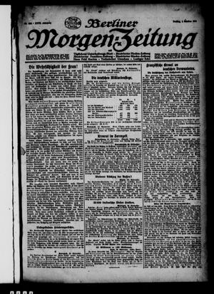 Berliner Morgen-Zeitung vom 01.10.1915