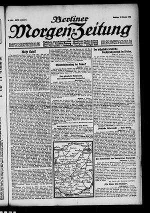 Berliner Morgen-Zeitung vom 03.10.1915