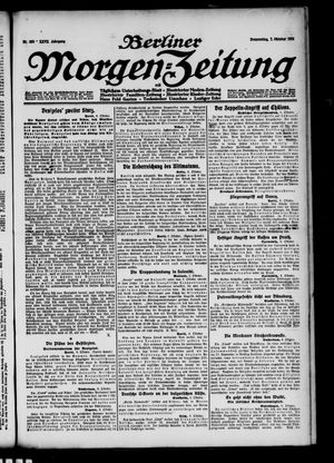 Berliner Morgen-Zeitung vom 07.10.1915