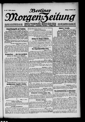 Berliner Morgen-Zeitung vom 15.10.1915