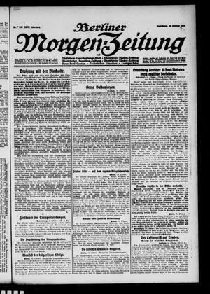 Berliner Morgen-Zeitung vom 16.10.1915