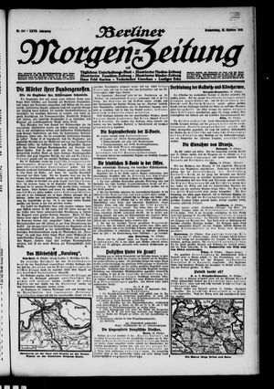 Berliner Morgen-Zeitung vom 21.10.1915