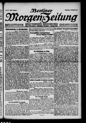 Berliner Morgen-Zeitung vom 06.11.1915